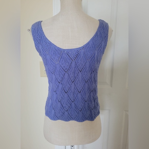 Vintage crochet top Cotton, - Picture 2 of 8